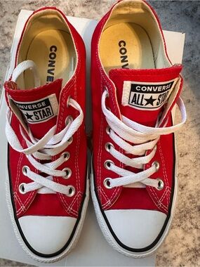 Converse Chuck Taylor All Star Low Top Red Canvas